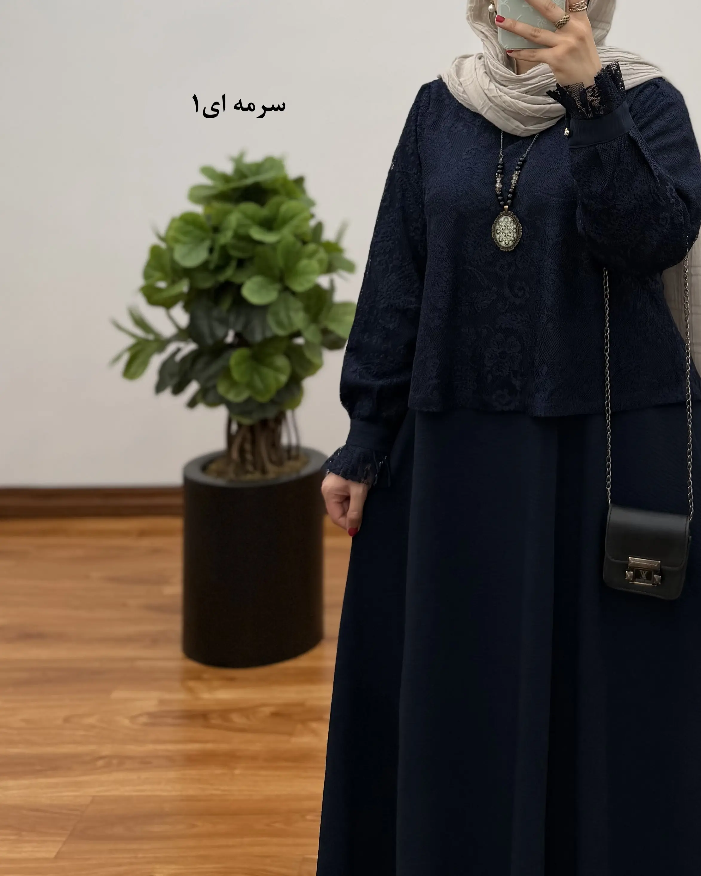 پیراهن مانتویی تمام کلوش مهیاس